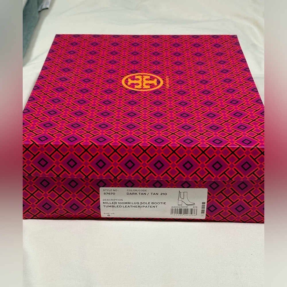 TORY BURCH MILLER LUG SOLE BOOTIE - Picture 7 of 8